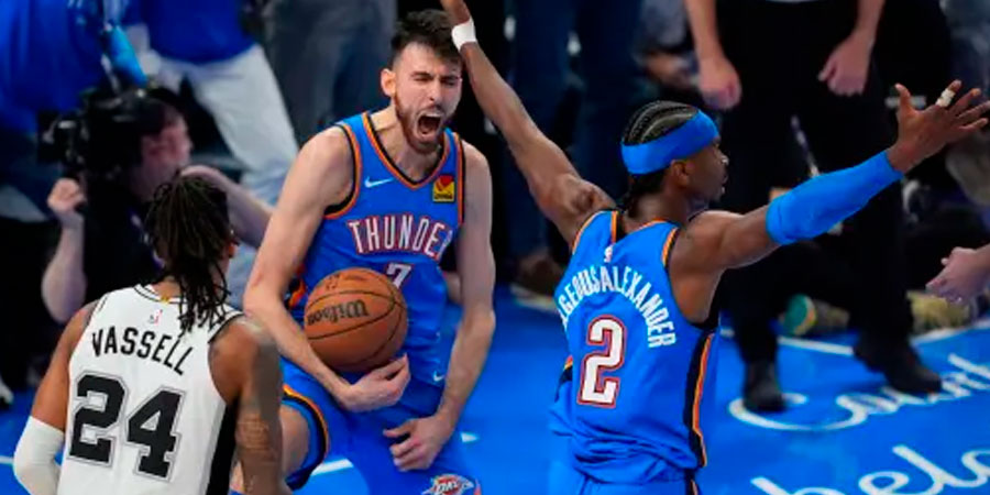 Oklahoma City Thunder empata la serie antes de viajar a San Antonio (122-113) | VIDEO - RESUMEN